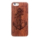 coque Iphone 6 / 6S en bois motif Ancre marine