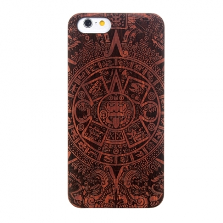 Coque Iphone 6 / 6S en bois motif Azteque