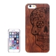 coque Iphone 6 / 6S en bois motif Crâne 