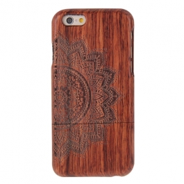 coque Iphone 6 / 6S uniquement bois motif Mandala