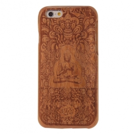 Coque Iphone 6 / 6S bois motif Buddha 