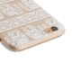 coque iphone 6 / 6S plastique transparente et blanche motif éléphant