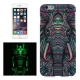 coque iPhone 6 / 6S phosphorescente motif animal - éléphant