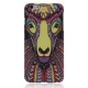 coque iPhone 6 / 6S phosphorescente et multicolore motif animal - bouc