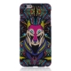 coque iPhone 6 / 6S phosphorescente et multicolore motif animal - loup humain