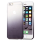 coque iPhone 6 plus / 6S plus plastique TPU transparente dégradé de noir