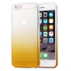 coque iPhone 6 plus / 6S plus plastique TPU transparente dégradé jaune