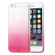 coque iPhone 6 plus / 6S plus plastique TPU transparente dégradé rose