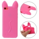 coque iPhone 5C silicone koko cat - Rose