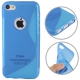 coque iPhone 5C S-Line - bleu