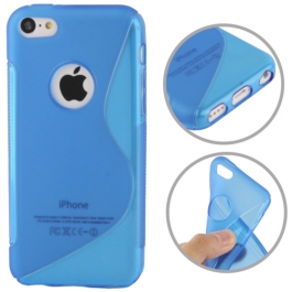 Coque iPhone 5C S-Line - bleu