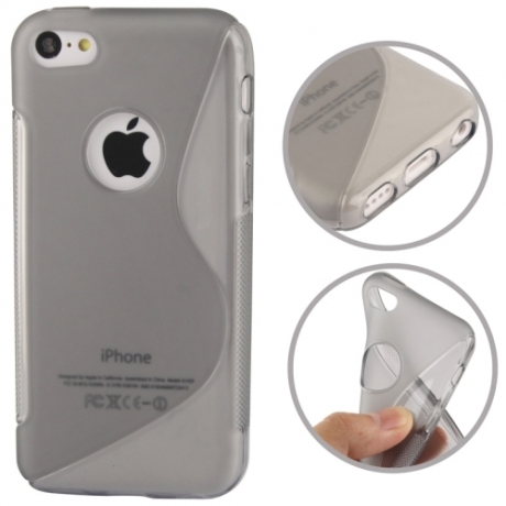 coque iPhone 5C S-Line - gris