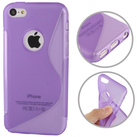 coque iPhone 5C S-Line - violet