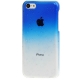 coque iPhone 5C effet goutte d'eau - dégradé bleu