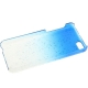 coque iPhone 5C effet goutte d'eau - dégradé bleu