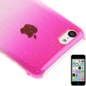 Coque iPhone 5C effet goutte d'eau - dégradé rose