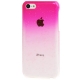 coque iPhone 5C effet goutte d'eau - dégradé rose