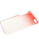 coque iPhone 5C effet goutte d'eau - dégradé rouge
