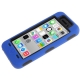 coque iPhone 5C anti dérapante - bleu