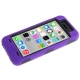 coque iPhone 5C anti dérapante - violet