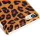 coque iPhone 5C Léopard - orange