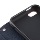 housse iPhone 5C rabat porte-cartes intégré - Magenta / Noir