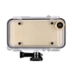 coque iPhone 6 plus / 6S compatible GoPro - or