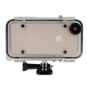Coque iPhone 6 plus / 6S compatible GoPro - noir