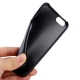 coque iPhone 6 / 6S silicone motif cuir - noir