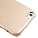 coque iPhone 6 / 6S silicone motif cuir - or