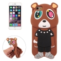 Coque iPhone 6 / 6S silicone 3D peluche ourson 