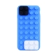 coque iPhone 6 / 6S silicone block - bleu