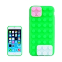 Coque iPhone 6 / 6S silicone block - vert