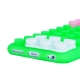 coque iPhone 6 / 6S silicone block - vert