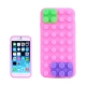 coque iPhone 6 / 6S silicone block - magenta