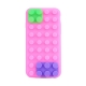 coque iPhone 6 / 6S silicone block - magenta