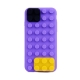 coque iPhone 6 / 6S silicone block - violet