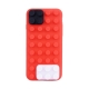 coque iPhone 6 / 6S silicone block - rouge