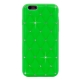 coque iPhone 6 / 6S silicone matelassé diamant - vert