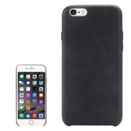 coque iPhone 6 / 6S texture cuir - Noir