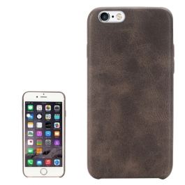 Coque iPhone 6 / 6S texture cuir - marron