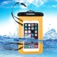 housse waterproof iPhone 6 / 6S HAWEEL transparente - orange