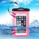 Housse waterproof iPhone 6 / 6S transparente - rose