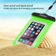 housse waterproof iPhone 5 / 5S / SE HAWEEL transparente - vert