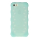 coque iPhone 5 / 5S / SE silicone phosphorescente - bleu