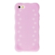 coque iPhone 5 / 5S / SE silicone phosphorescente - violet