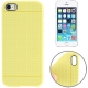 coque iPhone 5 / 5S / SE silicone motif petits points - jaune 