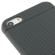 coque iPhone 5 / 5S / SE silicone motif petits points - Noir