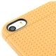 coque iPhone 5 / 5S / SE silicone motif petits points - marron