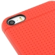 coque iPhone 5 / 5S / SE silicone motif petits points - rouge